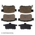 089-1798 by BECK ARNLEY - PREMIUM BRAND BRAKE PADS