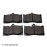 089-1801 by BECK ARNLEY - PREMIUM BRAND BRAKE PADS