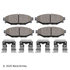 089-1811 by BECK ARNLEY - PREMIUM BRAND BRAKE PADS