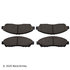 089-1816 by BECK ARNLEY - PREMIUM BRAND BRAKE PADS