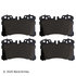 089-1804 by BECK ARNLEY - PREMIUM BRAND BRAKE PADS