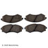 089-1843 by BECK ARNLEY - PREMIUM BRAND BRAKE PADS