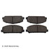 089-1833 by BECK ARNLEY - PREMIUM BRAND BRAKE PADS