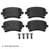 089-1861 by BECK ARNLEY - PREMIUM BRAND BRAKE PADS