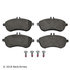 089-1852 by BECK ARNLEY - PREMIUM BRAND BRAKE PADS