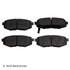 089-1870 by BECK ARNLEY - PREMIUM BRAND BRAKE PADS