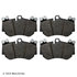 089-1868 by BECK ARNLEY - PREMIUM BRAND BRAKE PADS