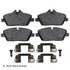 089-1917 by BECK ARNLEY - PREMIUM BRAND BRAKE PADS