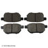 089-1936 by BECK ARNLEY - PREMIUM BRAND BRAKE PADS