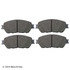 089-1952 by BECK ARNLEY - PREMIUM BRAND BRAKE PADS