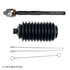101-7750 by BECK ARNLEY - INNER TIE ROD END W/BOOT KIT