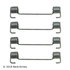 084-1697 by BECK ARNLEY - EMERGENCY BRAKE SHOE HARDWARE KIT