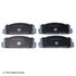 085-0167 by BECK ARNLEY - PREMIUM ASM BRAKE PADS