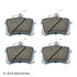 085-1189 by BECK ARNLEY - PREMIUM ASM BRAKE PADS