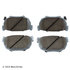 085-1245 by BECK ARNLEY - PREMIUM ASM BRAKE PADS