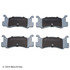 085-1284 by BECK ARNLEY - PREMIUM ASM BRAKE PADS