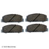 085-1283 by BECK ARNLEY - PREMIUM ASM BRAKE PADS