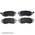 085-1381 by BECK ARNLEY - PREMIUM ASM BRAKE PADS