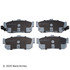 085-1447 by BECK ARNLEY - PREMIUM ASM BRAKE PADS