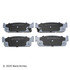 085-1483 by BECK ARNLEY - PREMIUM ASM BRAKE PADS