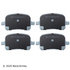 085-1538 by BECK ARNLEY - PREMIUM ASM BRAKE PADS