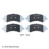 085-1565 by BECK ARNLEY - PREMIUM ASM BRAKE PADS