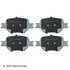 085-1620 by BECK ARNLEY - PREMIUM ASM BRAKE PADS