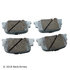 085-1670 by BECK ARNLEY - PREMIUM ASM BRAKE PADS