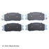 085-1675 by BECK ARNLEY - PREMIUM ASM BRAKE PADS