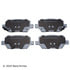 Beck Arnley 085-1719 Disc Brake Pad Set PREMIUM ASM BRAKE PADS