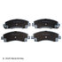 085-1722 by BECK ARNLEY - PREMIUM ASM BRAKE PADS