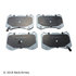 085-1713 by BECK ARNLEY - PREMIUM ASM BRAKE PADS