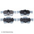 085-1730 by BECK ARNLEY - PREMIUM ASM BRAKE PADS