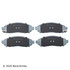 085-1726 by BECK ARNLEY - PREMIUM ASM BRAKE PADS