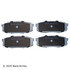 085-1793 by BECK ARNLEY - PREMIUM ASM BRAKE PADS