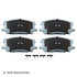 085-1805 by BECK ARNLEY - PREMIUM ASM BRAKE PADS