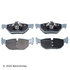 085-1819 by BECK ARNLEY - PREMIUM ASM BRAKE PADS