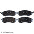 085-1843 by BECK ARNLEY - PREMIUM ASM BRAKE PADS