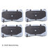 085-1887 by BECK ARNLEY - PREMIUM ASM BRAKE PADS