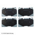 085-1891 by BECK ARNLEY - PREMIUM ASM BRAKE PADS