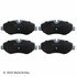 085-1901 by BECK ARNLEY - PREMIUM ASM BRAKE PADS