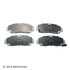 085-1954 by BECK ARNLEY - PREMIUM ASM BRAKE PADS