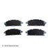 085-1967 by BECK ARNLEY - PREMIUM ASM BRAKE PADS