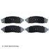 085-1968 by BECK ARNLEY - PREMIUM ASM BRAKE PADS