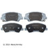 085-1975 by BECK ARNLEY - PREMIUM ASM BRAKE PADS