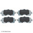 085-2092 by BECK ARNLEY - PREMIUM ASM BRAKE PADS