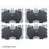 085-2095 by BECK ARNLEY - PREMIUM ASM BRAKE PADS