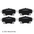 085-2109 by BECK ARNLEY - PREMIUM APPLICATION SPECIFIC MATERIAL BRAKE PADS