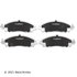 085-2117 by BECK ARNLEY - PREMIUM APPLICATION SPECIFIC MATERIAL BRAKE PADS
