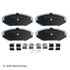 085-6605 by BECK ARNLEY - PREMIUM ASM PADS W / HARDWARE